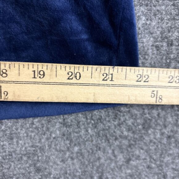 J.CREW Sweatshirt Hoodie Womens M Blue Saphire Velour Active Cozy - Picture 7 of 9